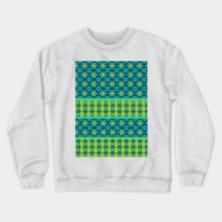 Floral motif ethnic pattern Crewneck Sweatshirt